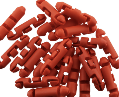 Stopper Beads Red 24 Pack