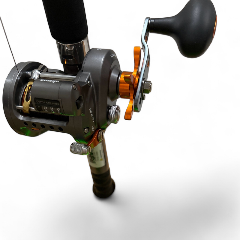 10’ Okuma Diver Combo/CW 303D/1000’ 7 Strand Torpedo