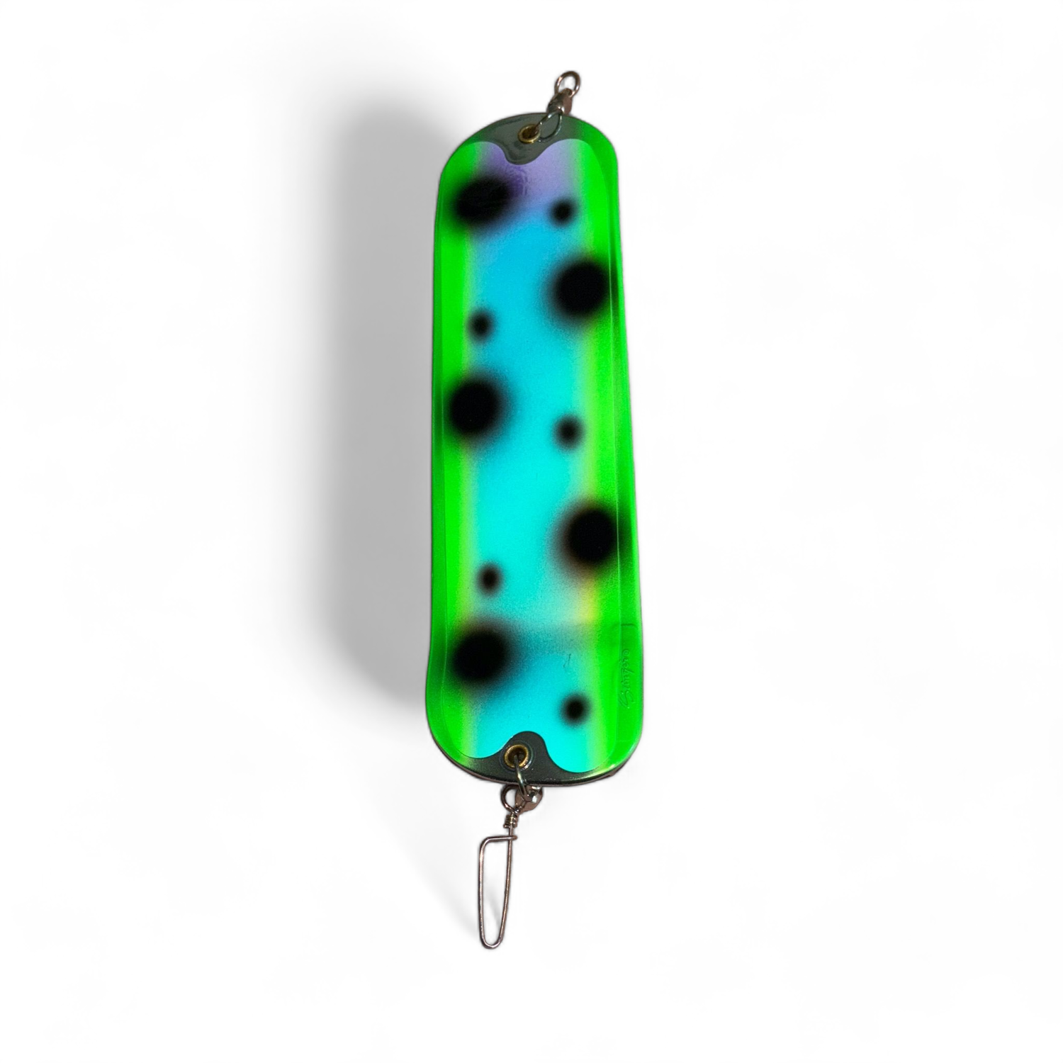 Michigan Stinger Rotating Flasher 8” Uv Super Frog Chrome