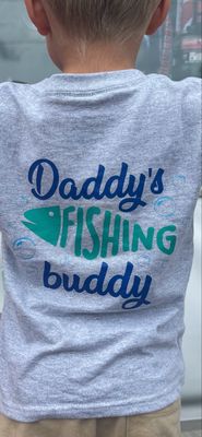 Toddler Shirts “Daddy’s Fishing Buddy”