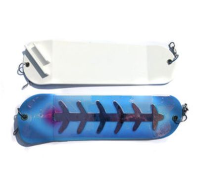 Salmon Candy Flasher Blue Jeans UV (8 inch)