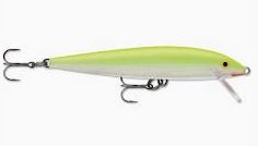 Rapala F09SFC Silver Fluorescent Chartreuse