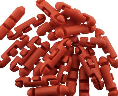 Stopper Beads Red 24 Pack