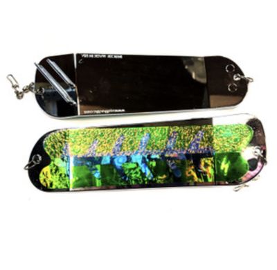 Salmon Candy Flasher Chrome Stud UV (11 inch)