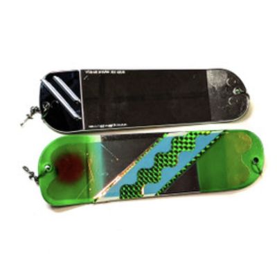 Salmon Candy Flasher Green Knight UV (8 inch)