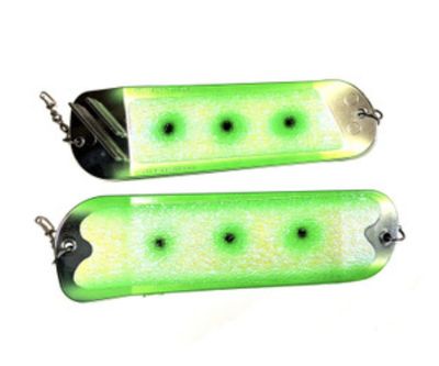 Salmon Candy Flasher Chrome Icon (8 inch)