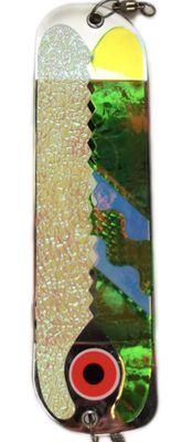 Proking Flasher Half Chin Green 8 inch