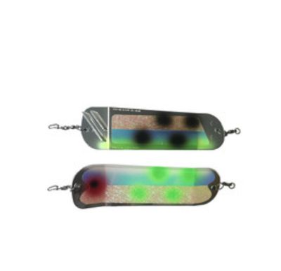 Salmon Candy Flasher Lances Chrome Bam (8 inch)