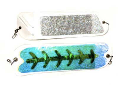 Salmon Candy Flasher White Kryptonie (8inch)