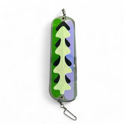 Michigan Stinger Rotating Flasher 8” Chrome Dragon Lady Uv