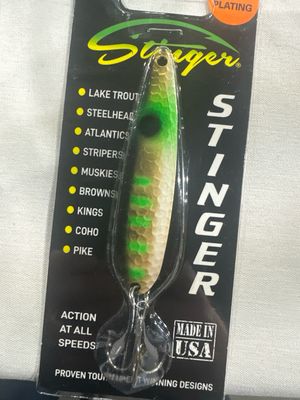 Michigan Stinger Standard Green Glow AlewifeGH276 (Gold Back)