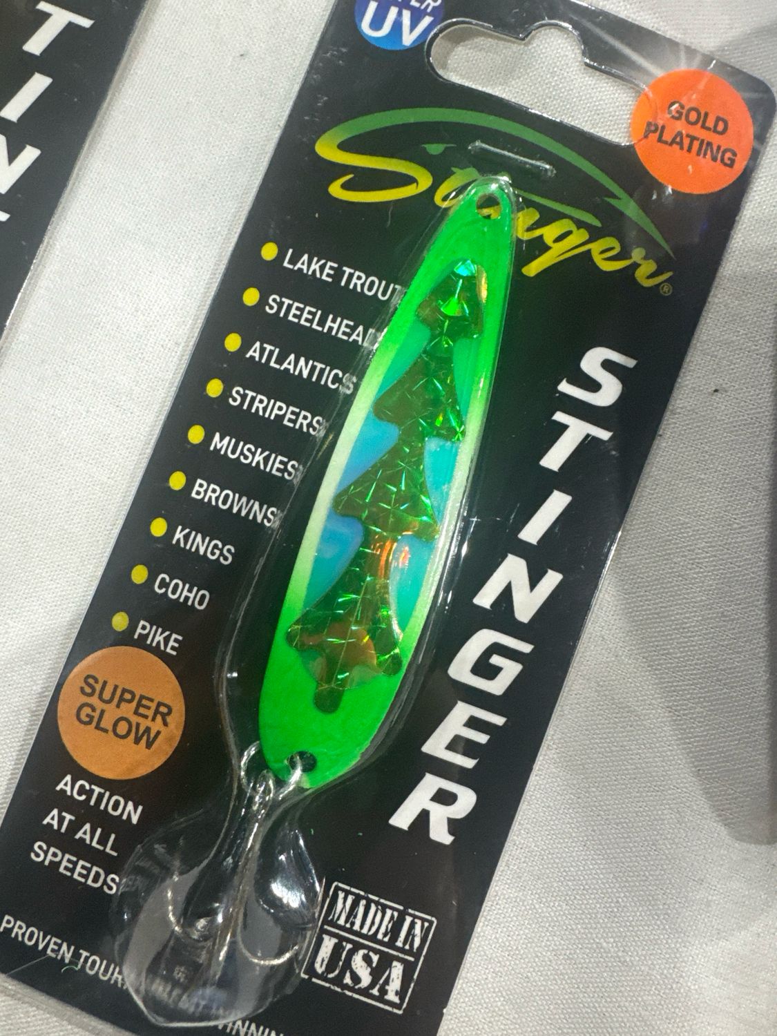 Michigan Stinger Standard Green Jeans G435 (Gold Back)