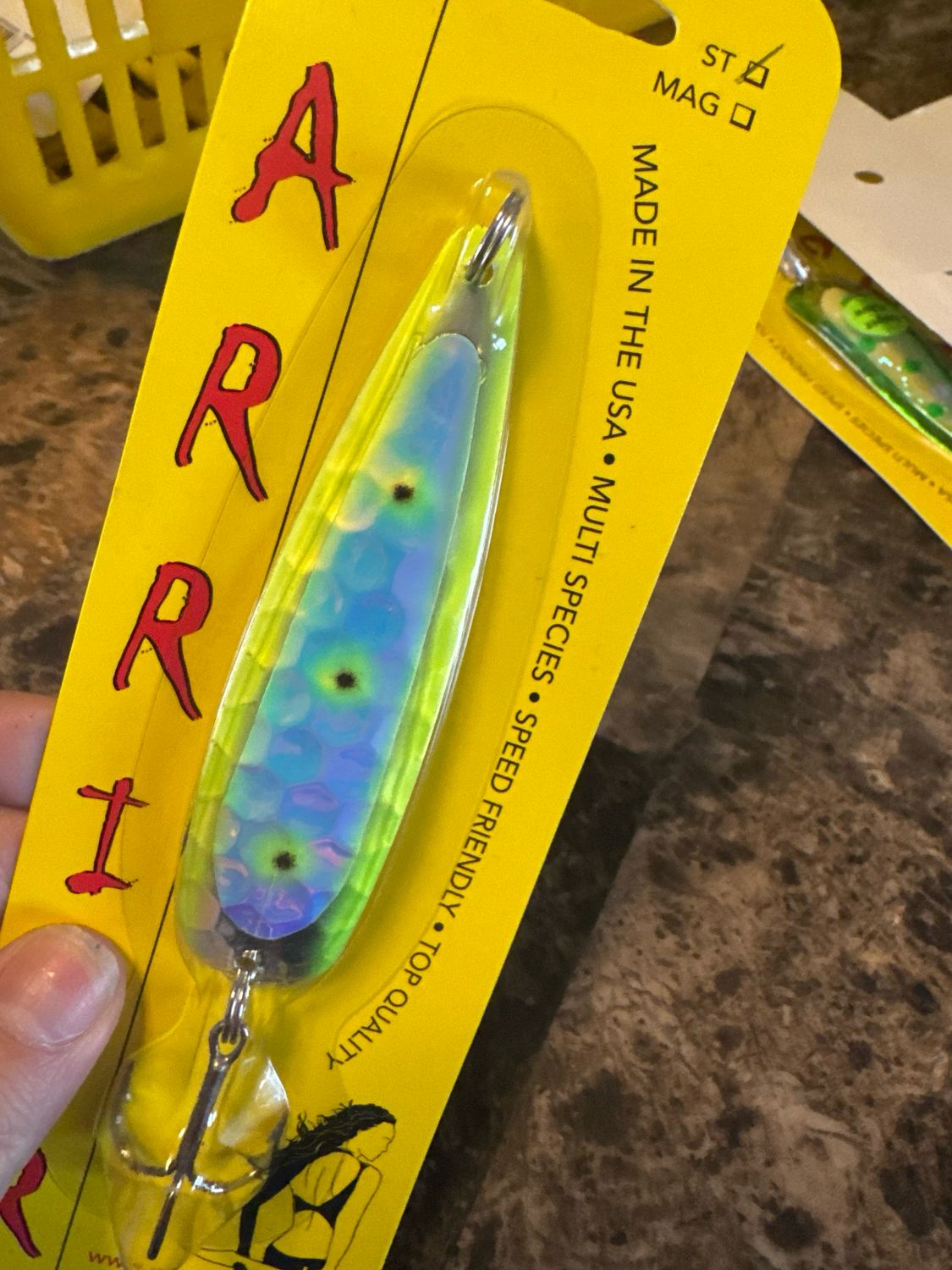 Warrior Lures Standard Yellow Icon