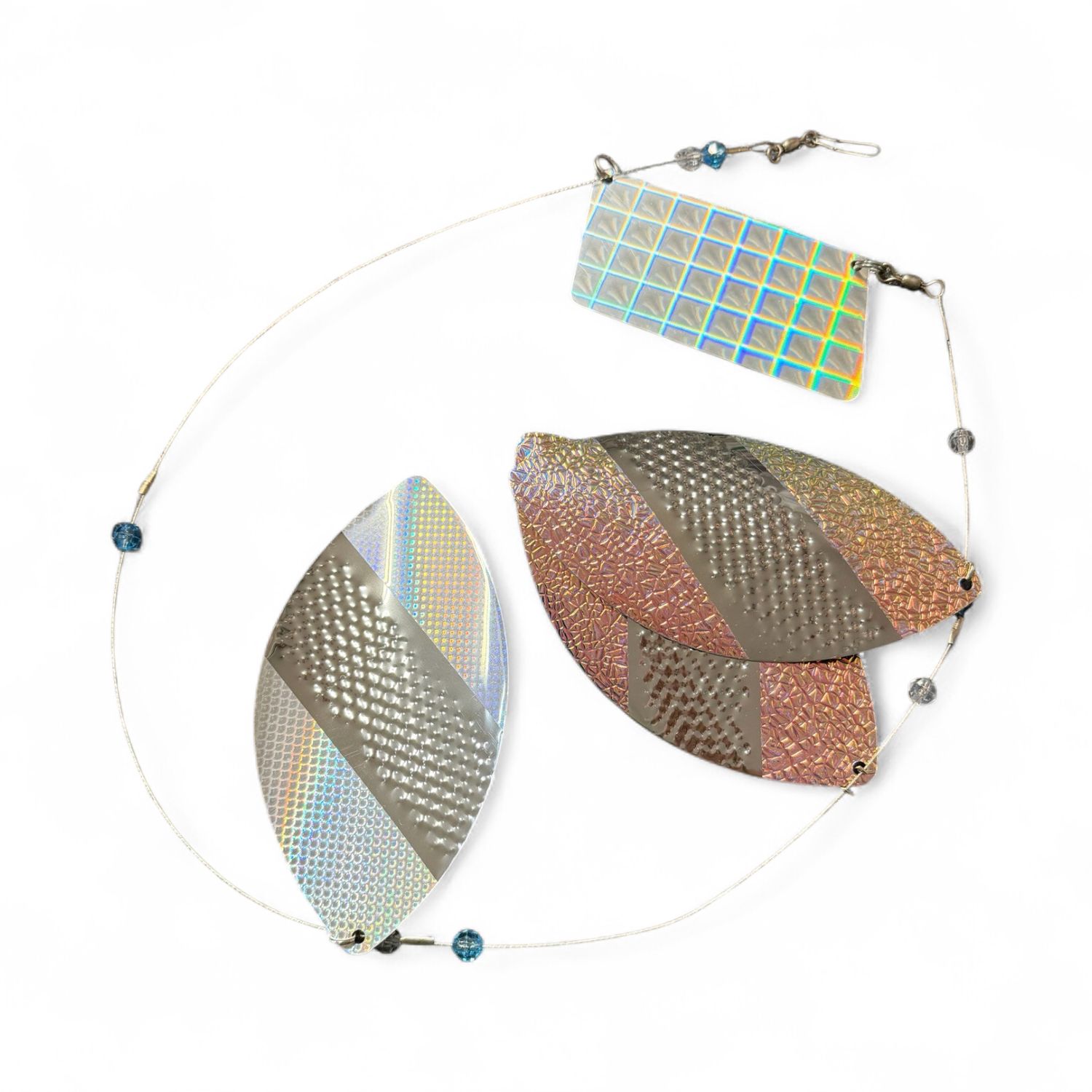 Hammerhead Cowbells 5/0 Crushed UV Silver Cup FL595