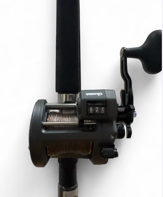 Coldwater 30DA - 10' okuma classic - 1000' 7 strand dipsy wire