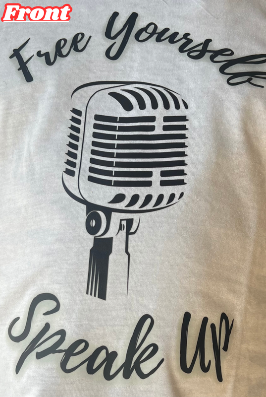 White Speak Up Shirt