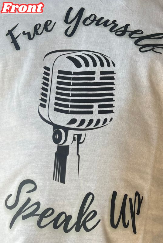 White Speak Up Shirt