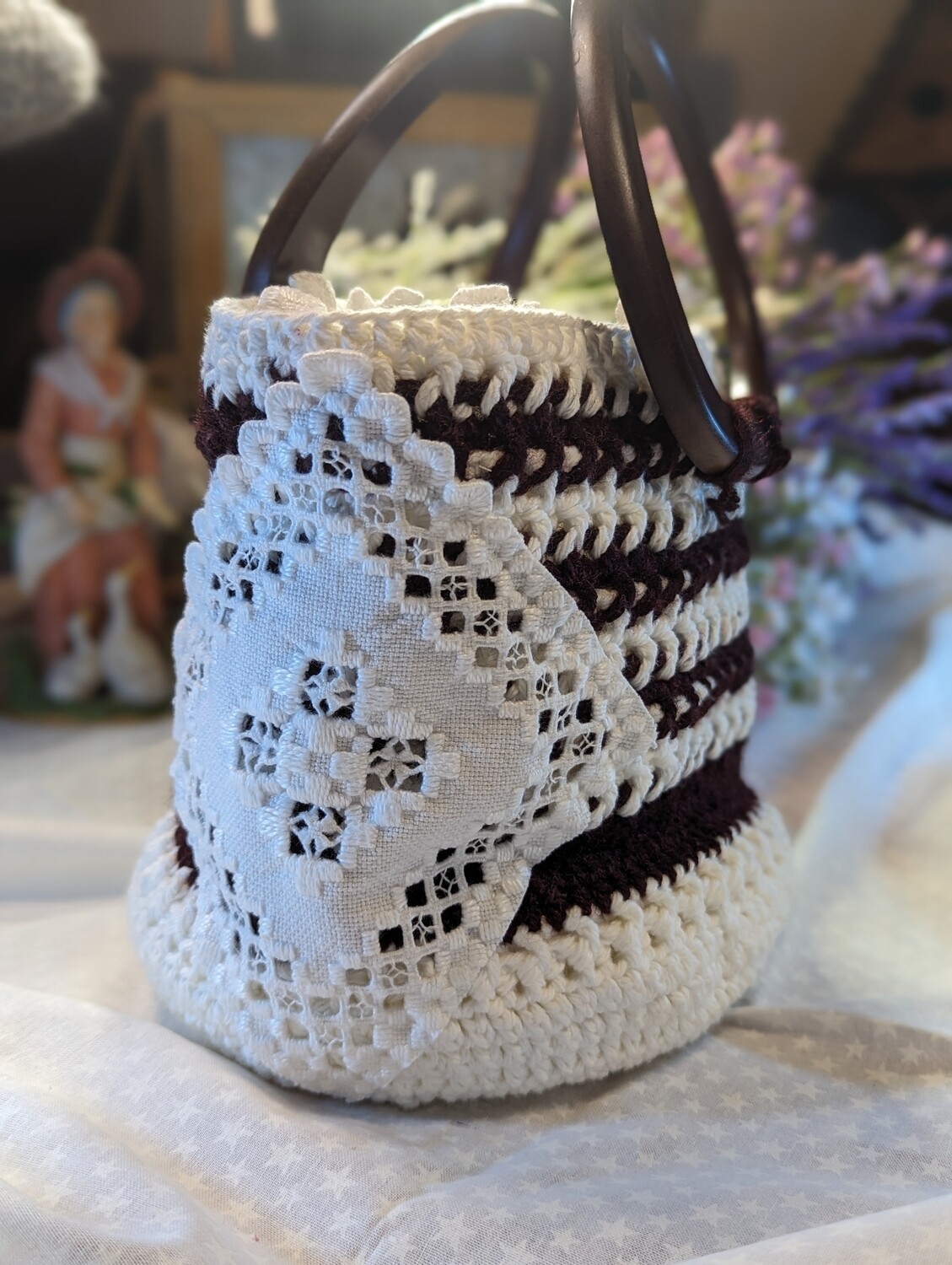 Crochet barrel bag 🥰
