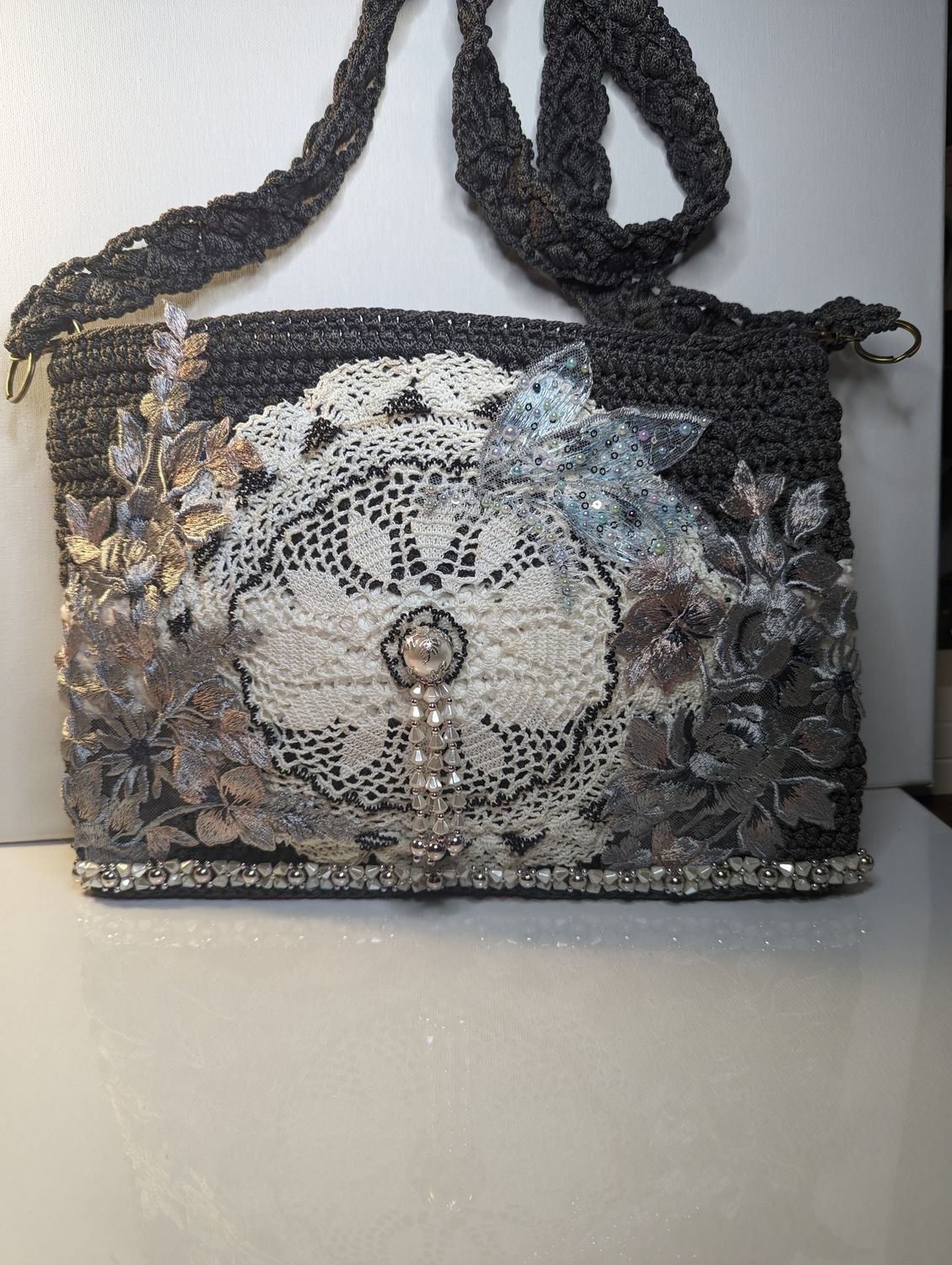 crochet cross body bag 