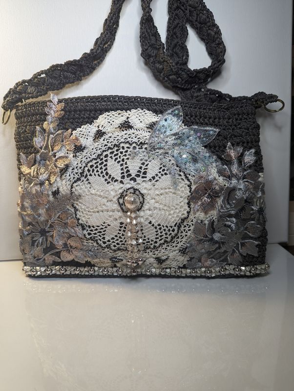 crochet cross body bag 