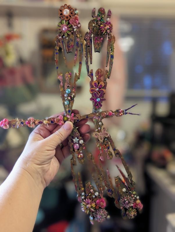 Handmade dragon flies