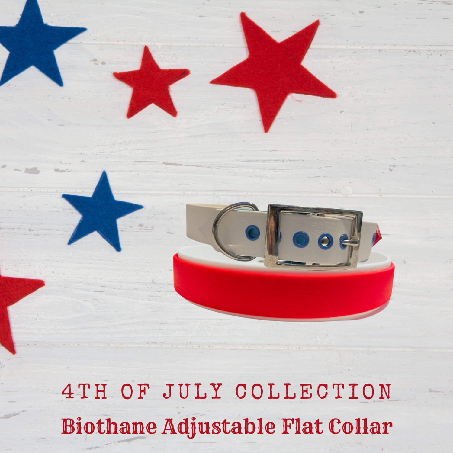 American Dream Adjustable Biothane Dog Collar