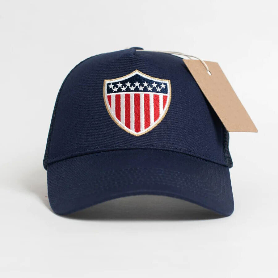 USA Yanks Blue Trucker