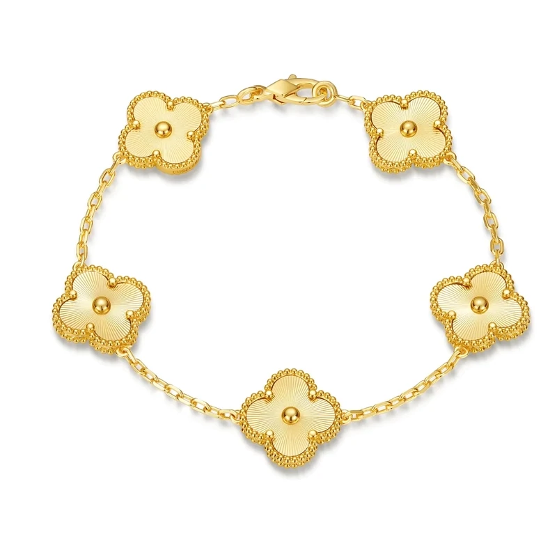 Gold Clover Bracelet