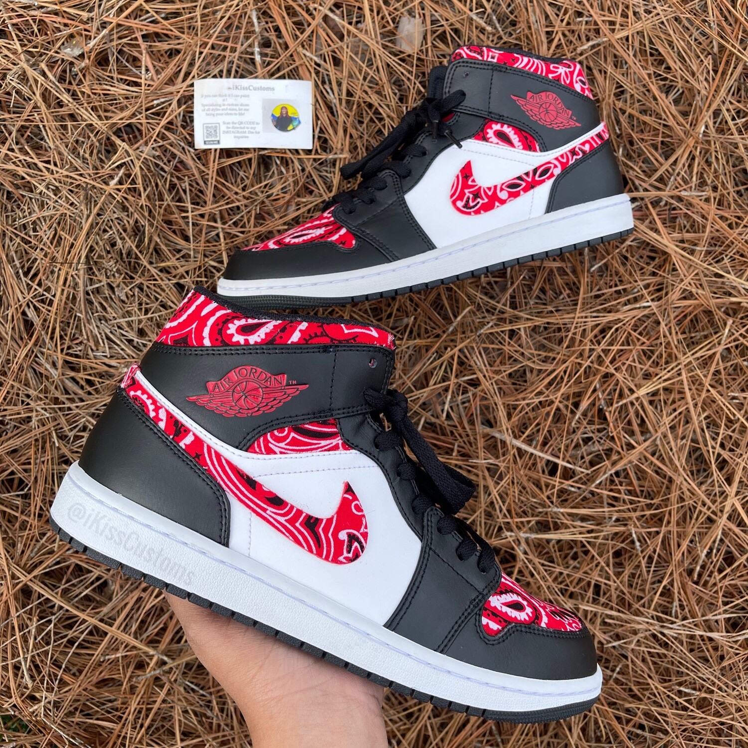 Bandana Red Toe AJ1