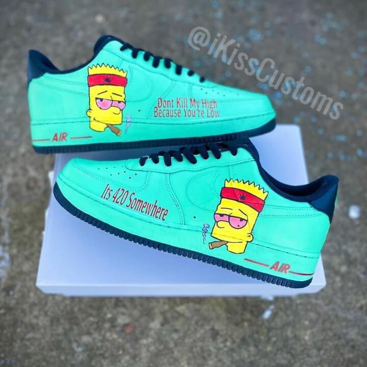 4/20 Vibes Custom AF1s
