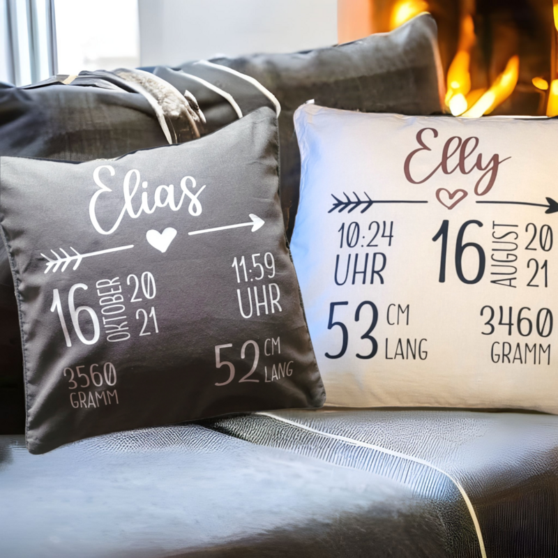 Babygeschenk Kissen