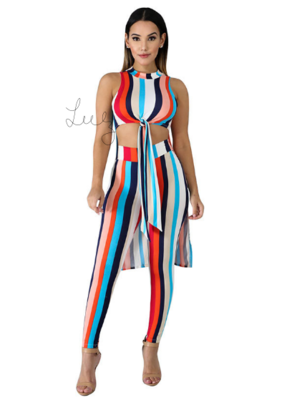 ​CONJUNTO DE RAYAS VINTAGE