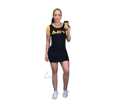 VESTIDO CORTO MODA CASUAL