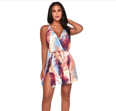 VESTIDO MINIFALDA PSICODELICA