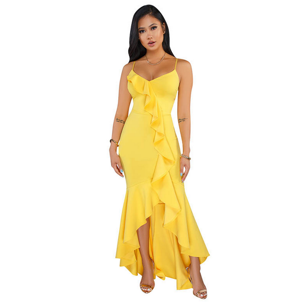 VESTIDO MAXI DE FIESTA