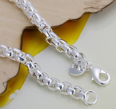 Pulsera 19 Cm. Eslabon Cuadrado