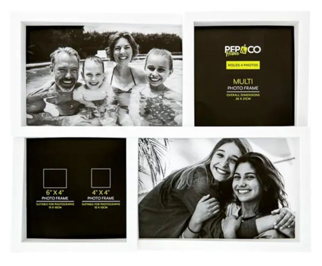 Multi Photograph Photo Frame - White
