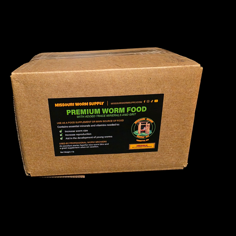 1 GALLON OF PREMIUM WORM FOOD