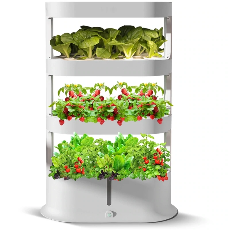 Automated LED Hydroponic Home Garden | 3 Tier | 48 Sites |