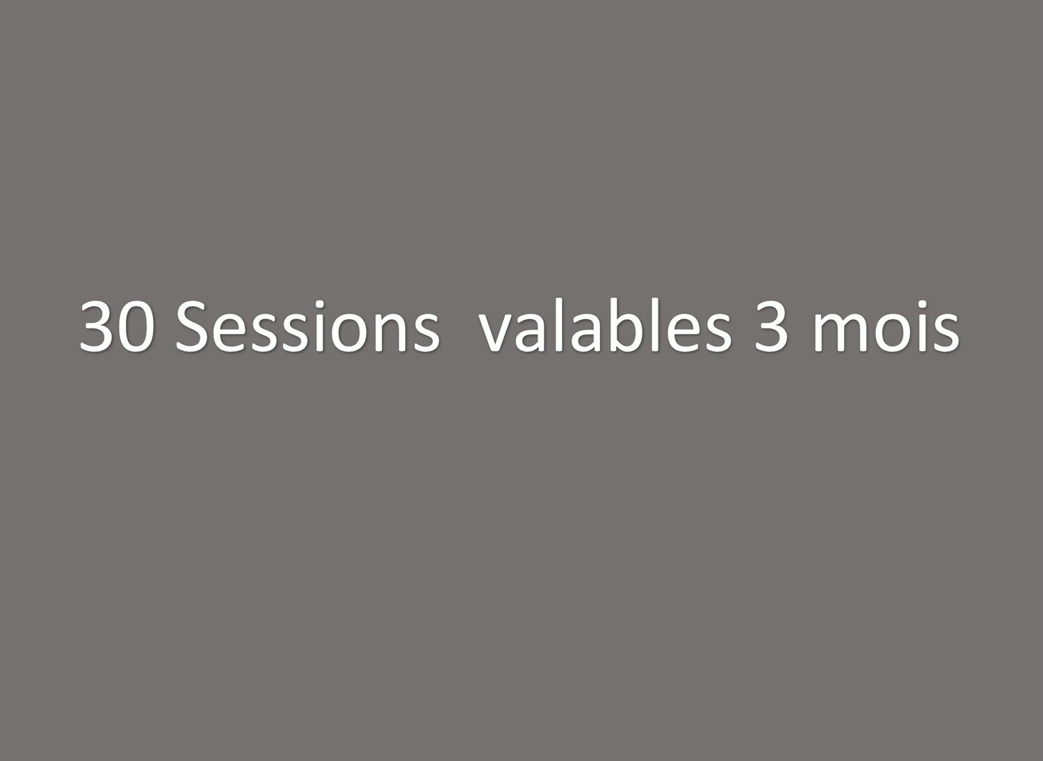 30 Session pilates ou Cuisses Abdos Fessier ou fitness valable trois mois