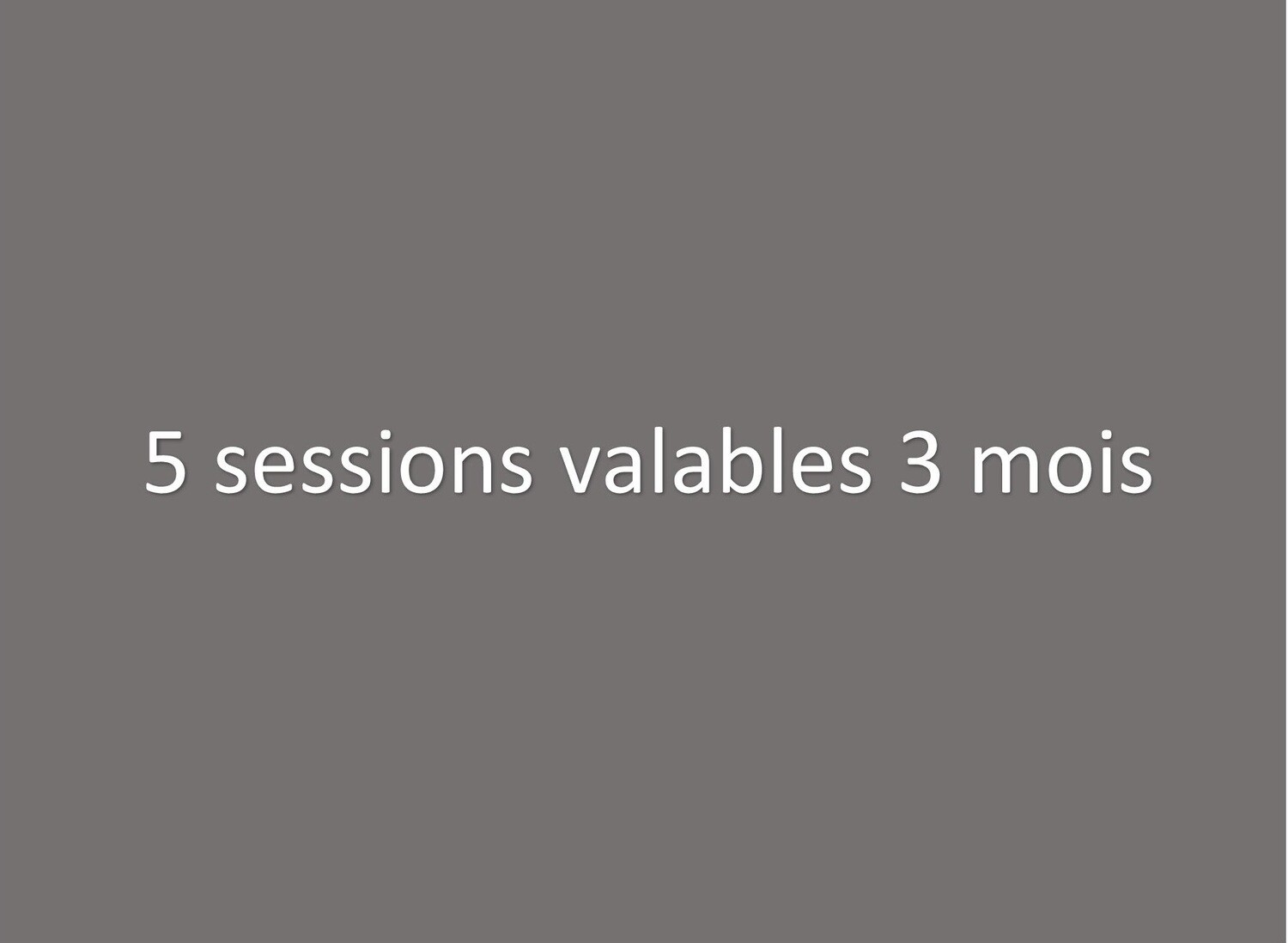  Cinq session pilates ou Cuisses Abdos Fessier ou fitness valable 3 mois