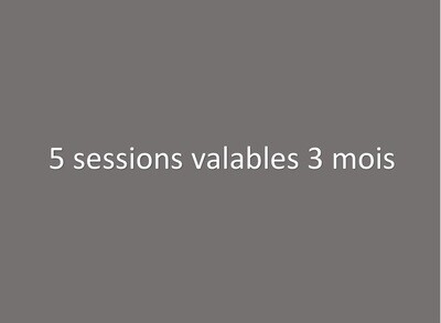  Cinq session pilates ou Cuisses Abdos Fessier ou fitness valable 3 mois