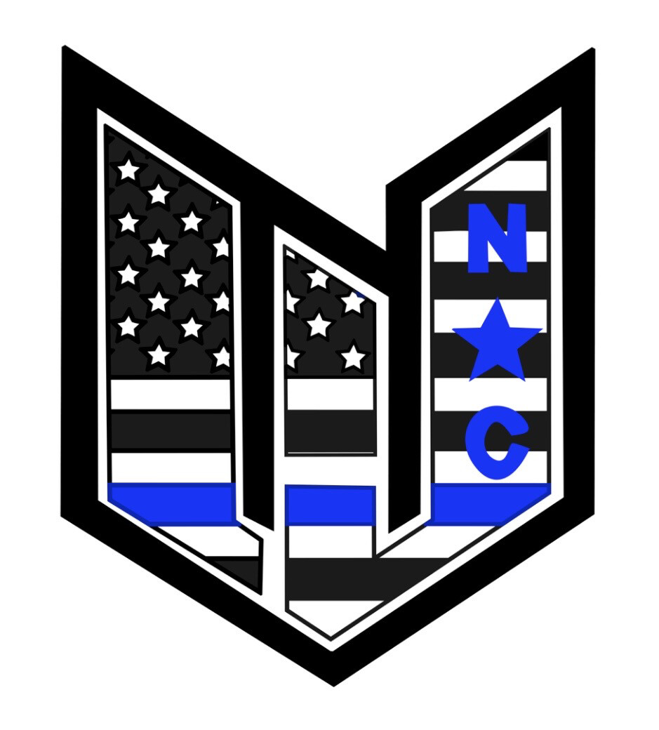 Wicked Jeeps NC Logo Shield Back The Blue