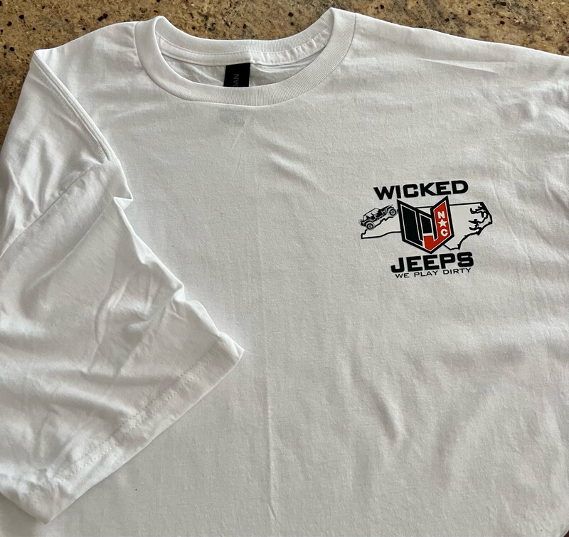 Wicked Jeeps NC Short Sleeve Shirt State Logo