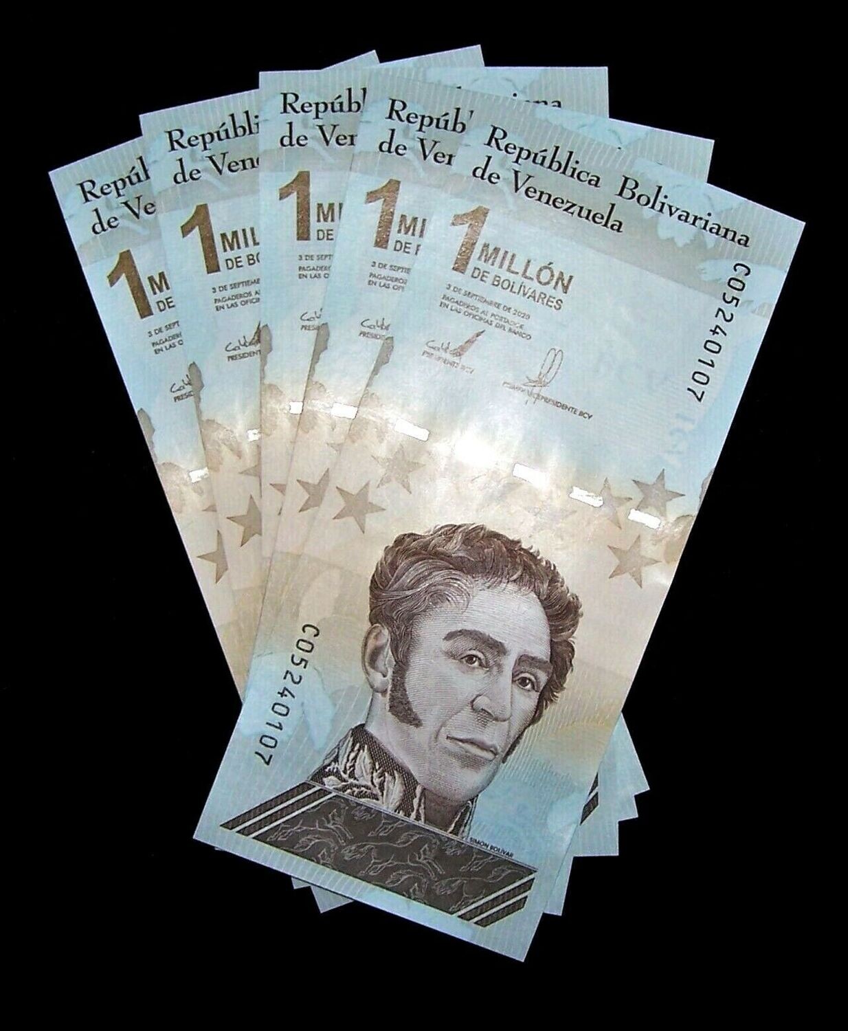 10 Million in Venezuelan Bolivar. USA only.