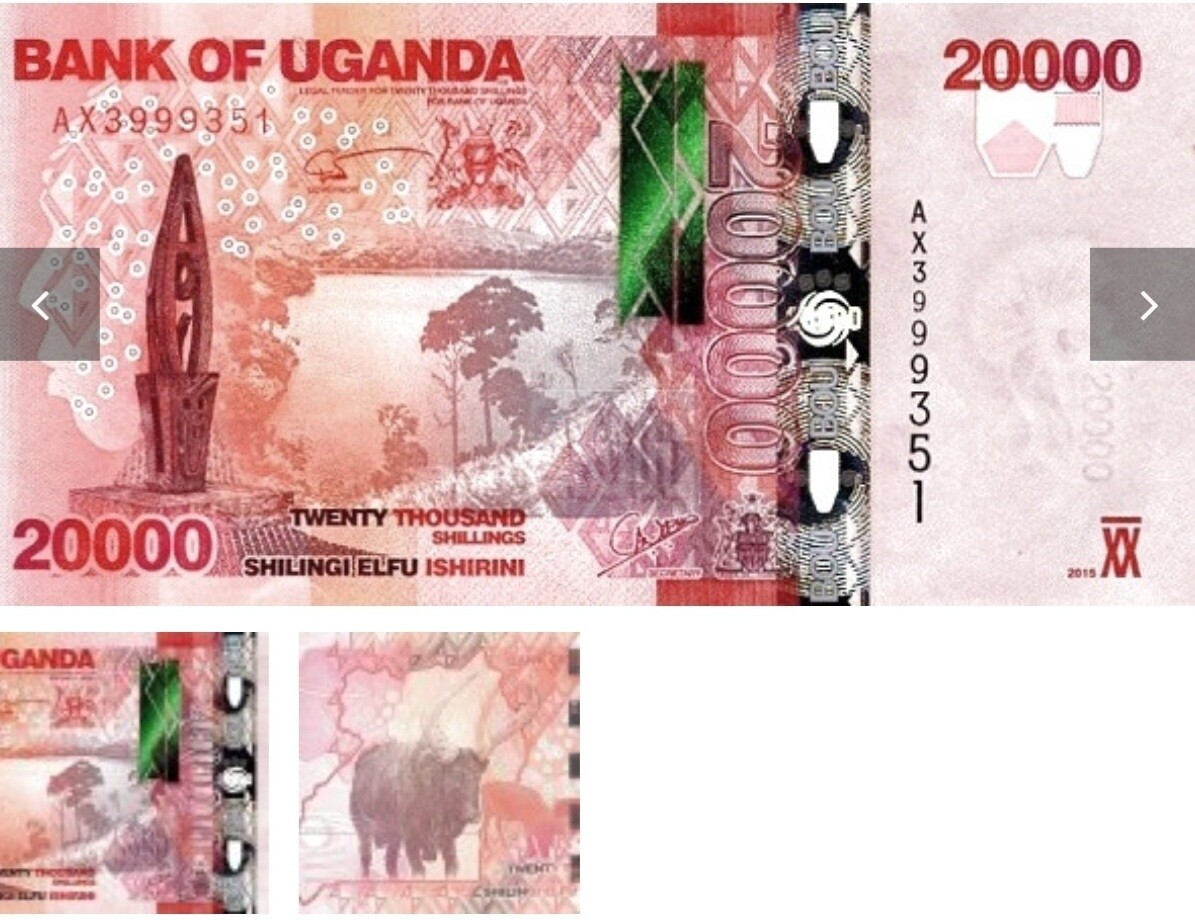 20,000 Uganda Shilling. USA only.