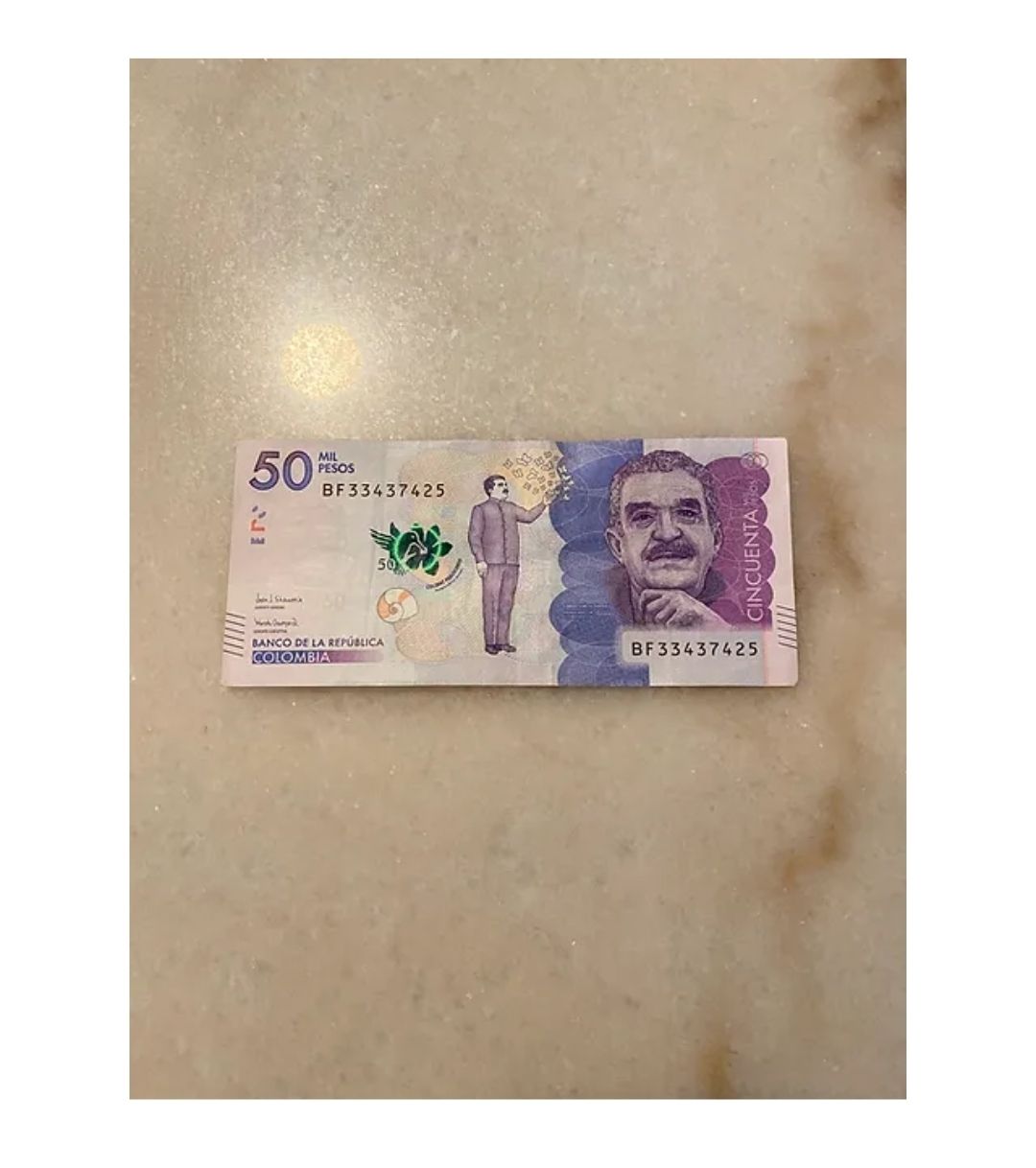 50,000 Colombian Peso