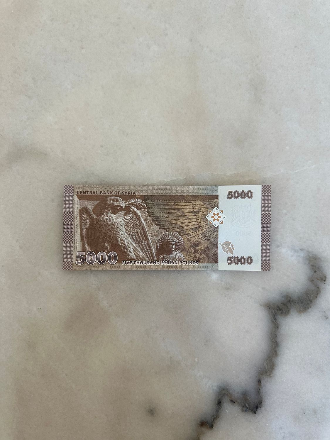 Syrian Pound. 5,000 Denomination. 20 Notes per Pack.
