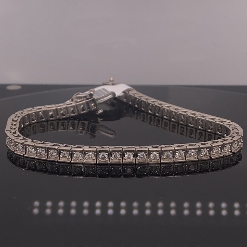 14kt Diamond Tennis Bracelet