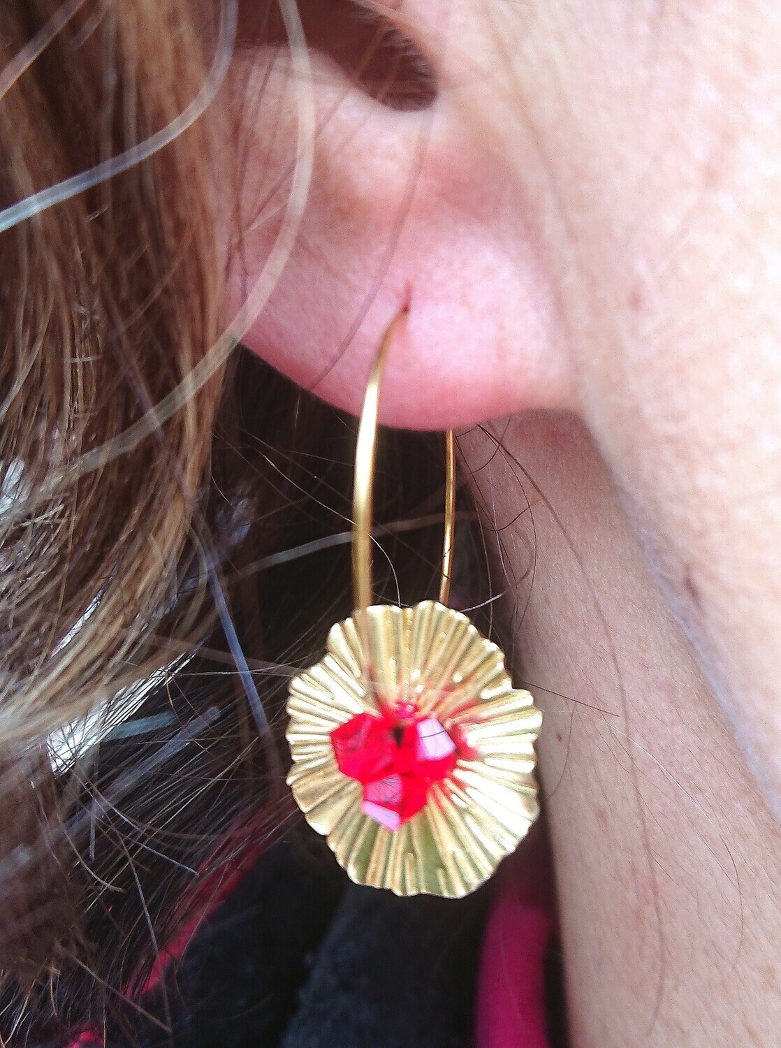 Créoles Coquelicot